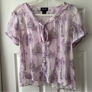 100% Silk Blouse Size 12